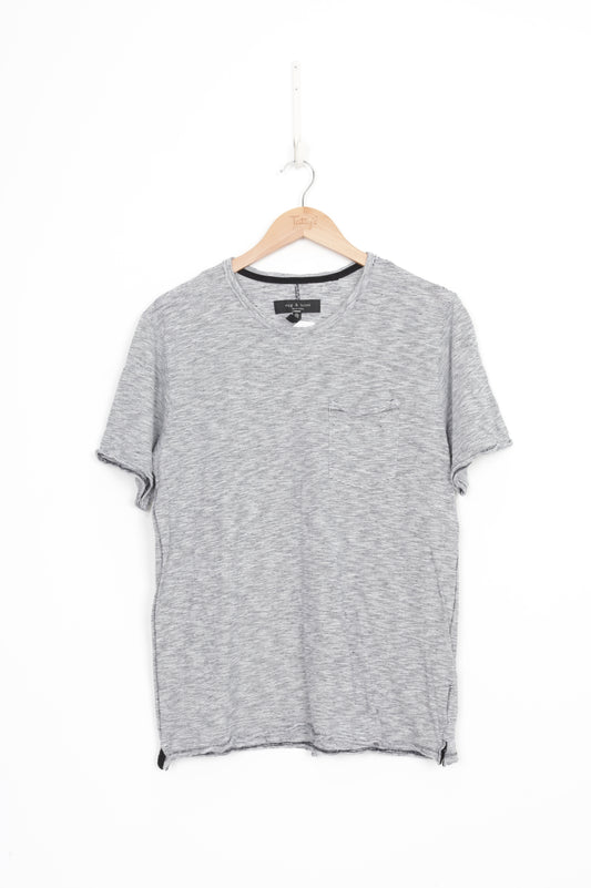 Rag & Bone Womens Blue T-shirt Size XL