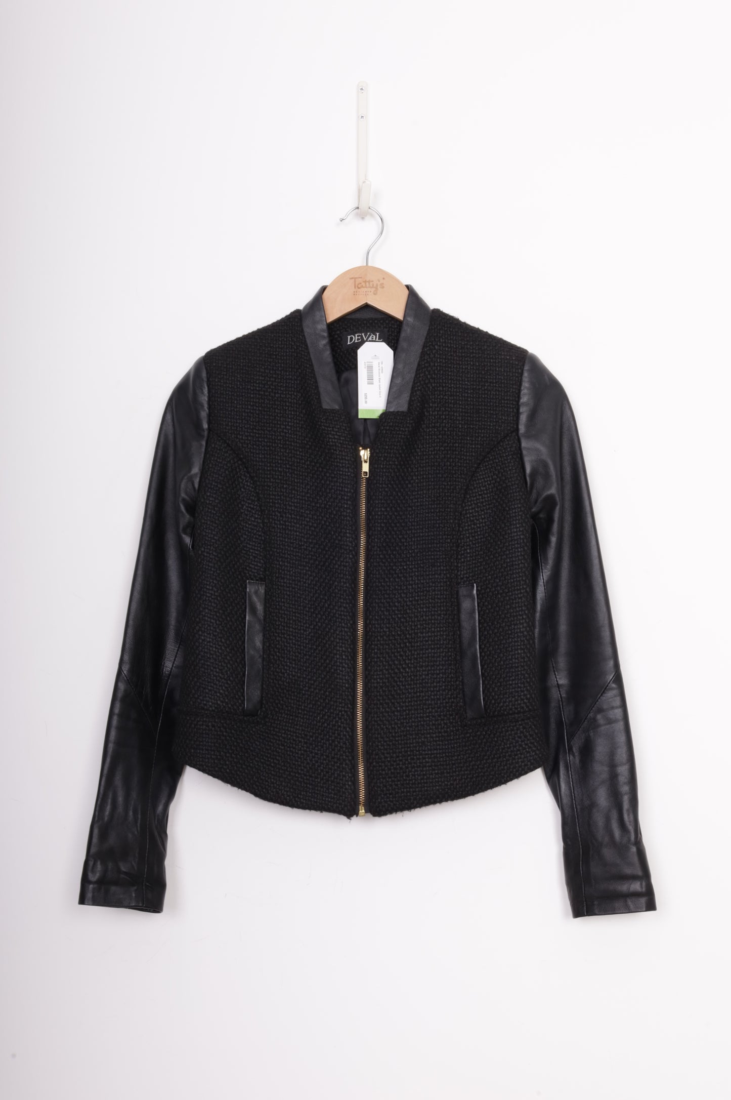 Deval Womens Black Jacket Size 8