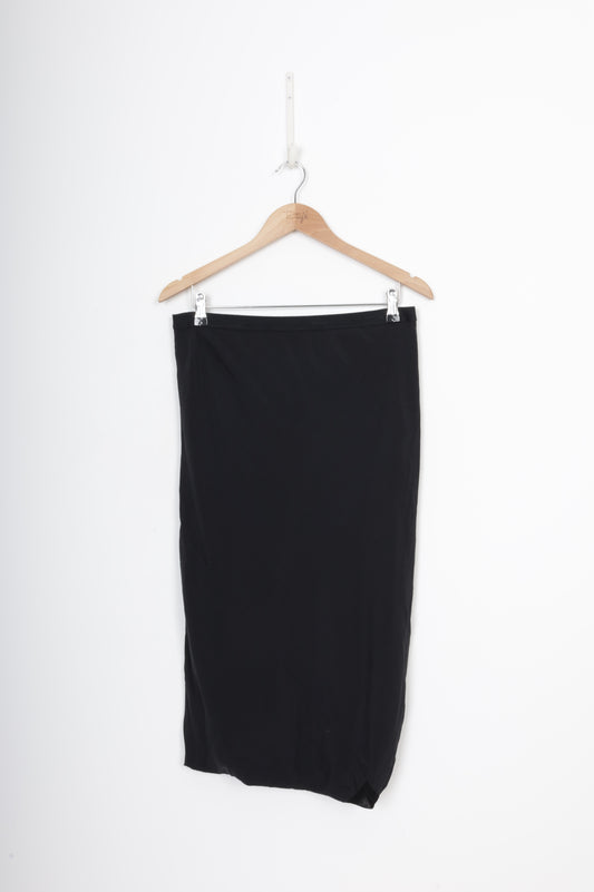 Rick Owens Womens Black Skirt Size 12