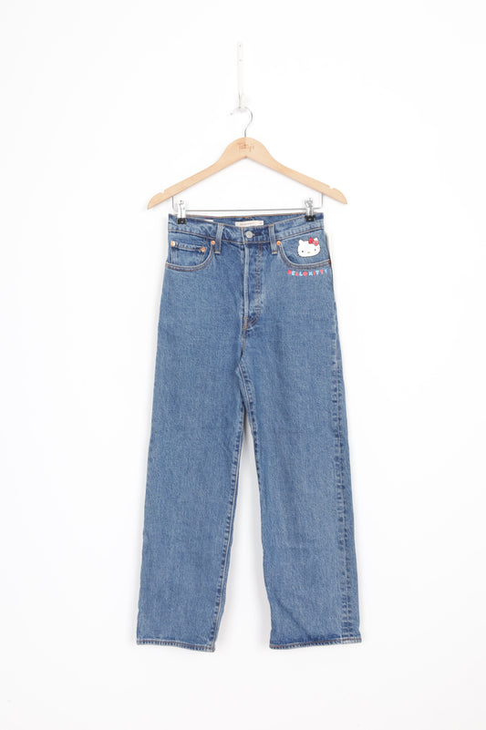 levis x hello kitty Womens Blue Jeans Size W 27