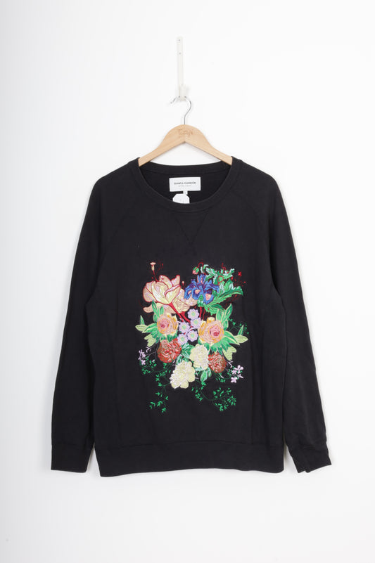 Bianca Chandon Mens Black Jumper Size L