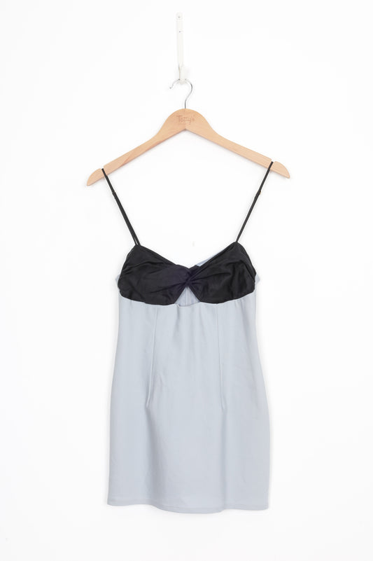 Wynn Hamlyn Womens Blue Dress Size S