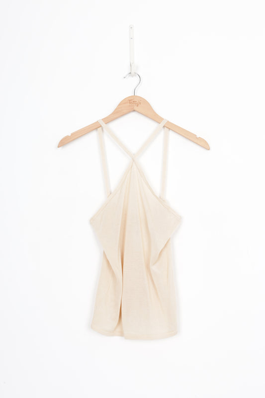 St. Agni Womens Beige Top Size S