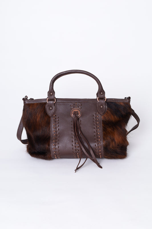American West Womens Brown Bag Size M