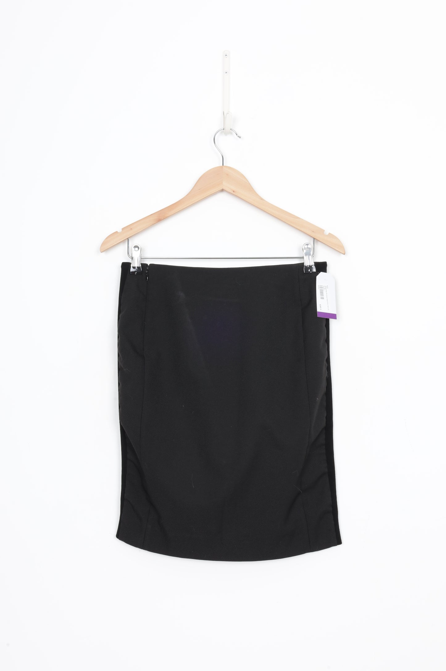 Balenciaga Womens Black Mini Skirt Size EU 38