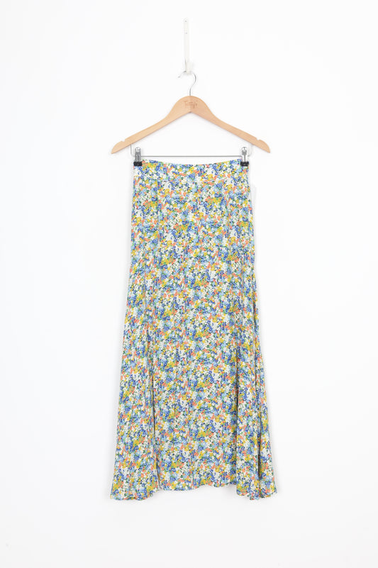 Faithful the Brand Womens Blue Skirt Size 12