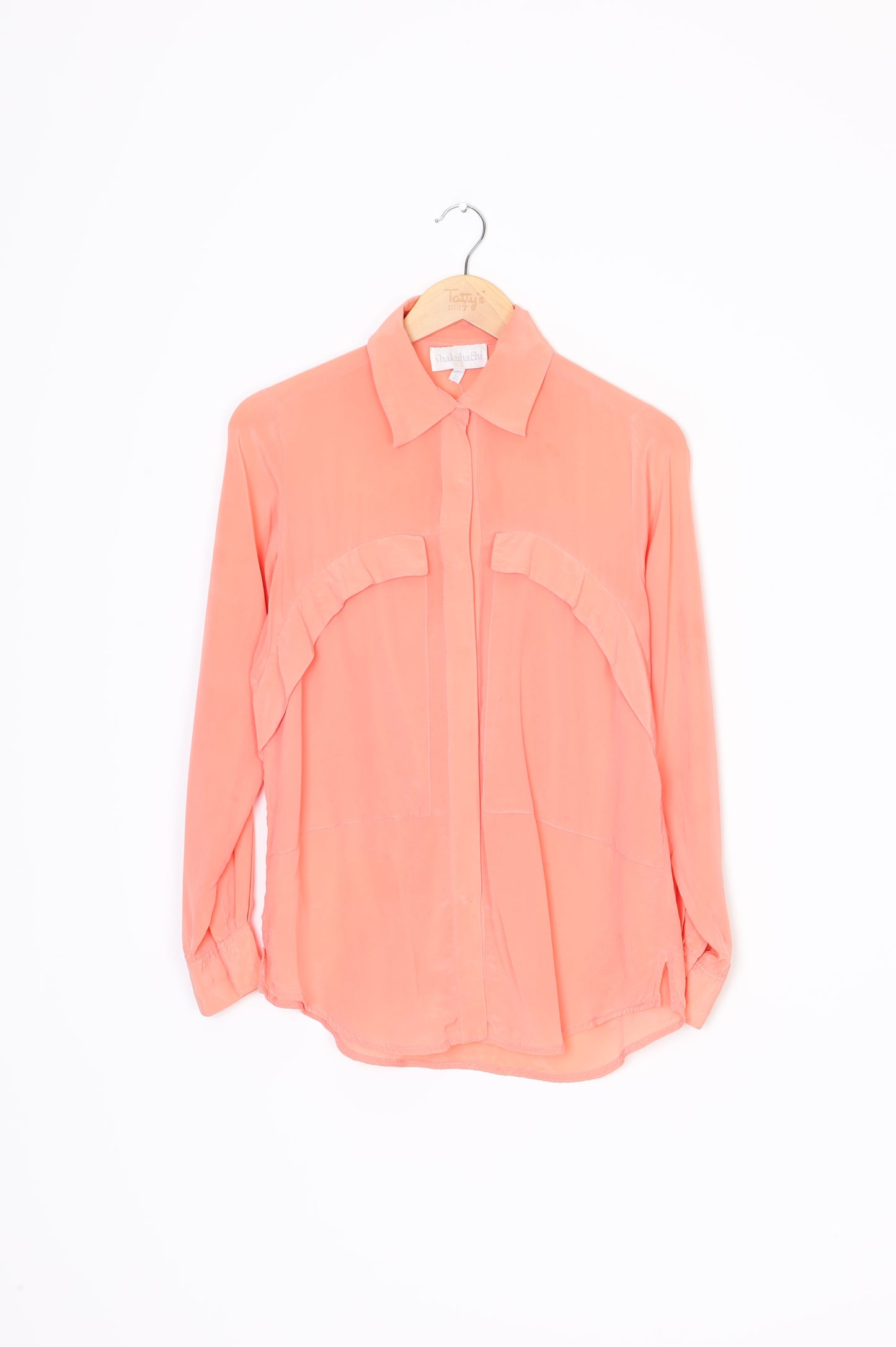 Shakuhachi Womens Orange Shirt Size 6