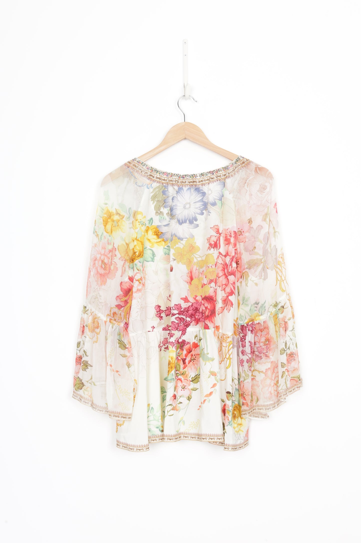 Camilla Womens White Top Size L