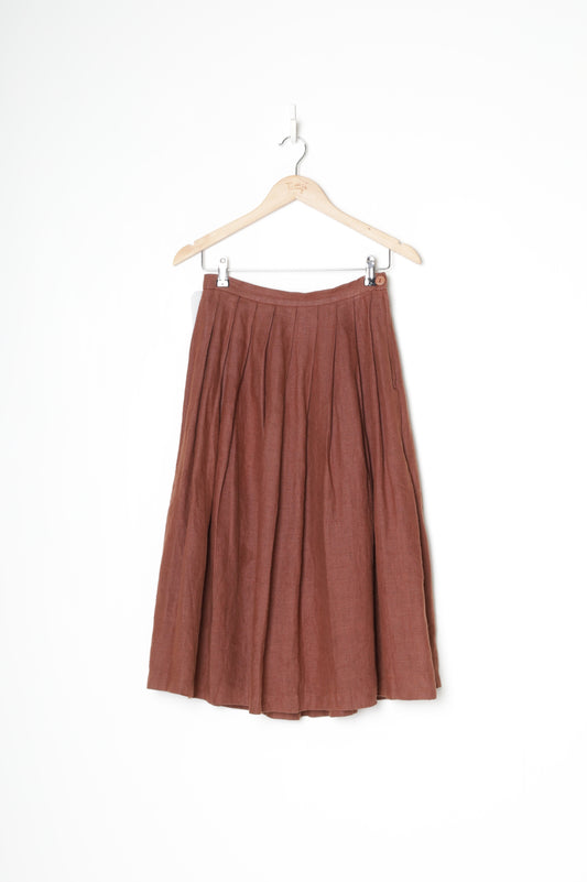 Elizabeth Whalan Womens Brown Skirt Size S