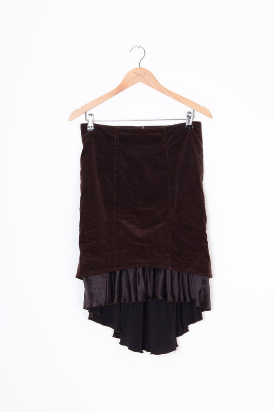 Isakelle Womens Brown Skirt Size 10