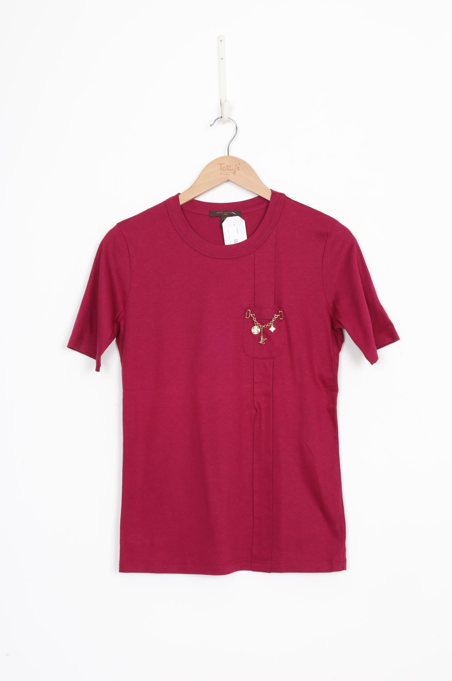 Louis Vuitton Womens Purple T-shirt Size M