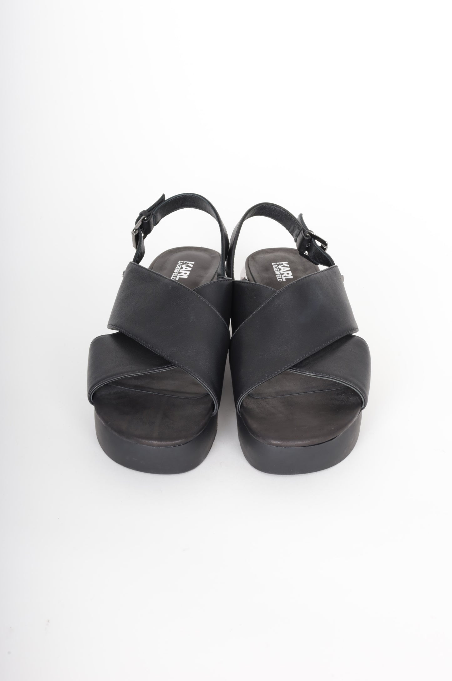 Karl Lagerfeld Womens Black Shoes Size EU 39