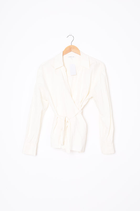 Assembly Label Womens Cream Top Size 8
