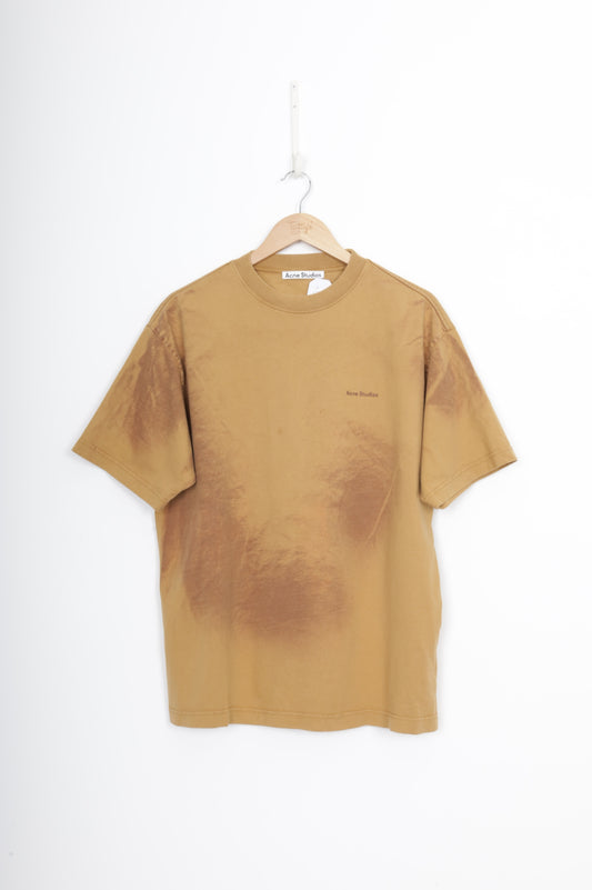 Acne Studios Womens Beige T-shirt Size XXS