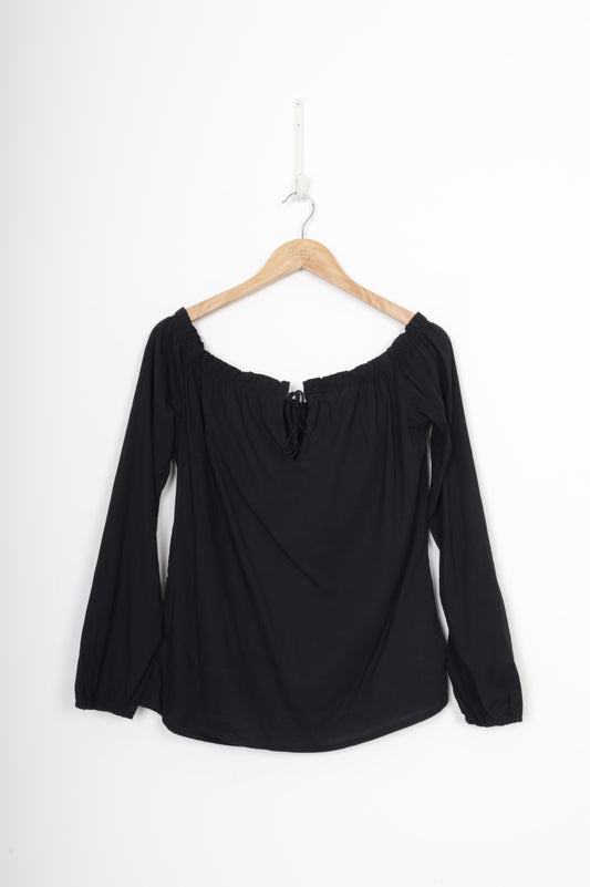 Keith Matheson Womens Black Top Size 14