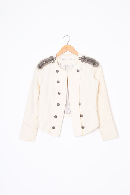 Cooper by Trelise Womens Cream Jacket Size 8