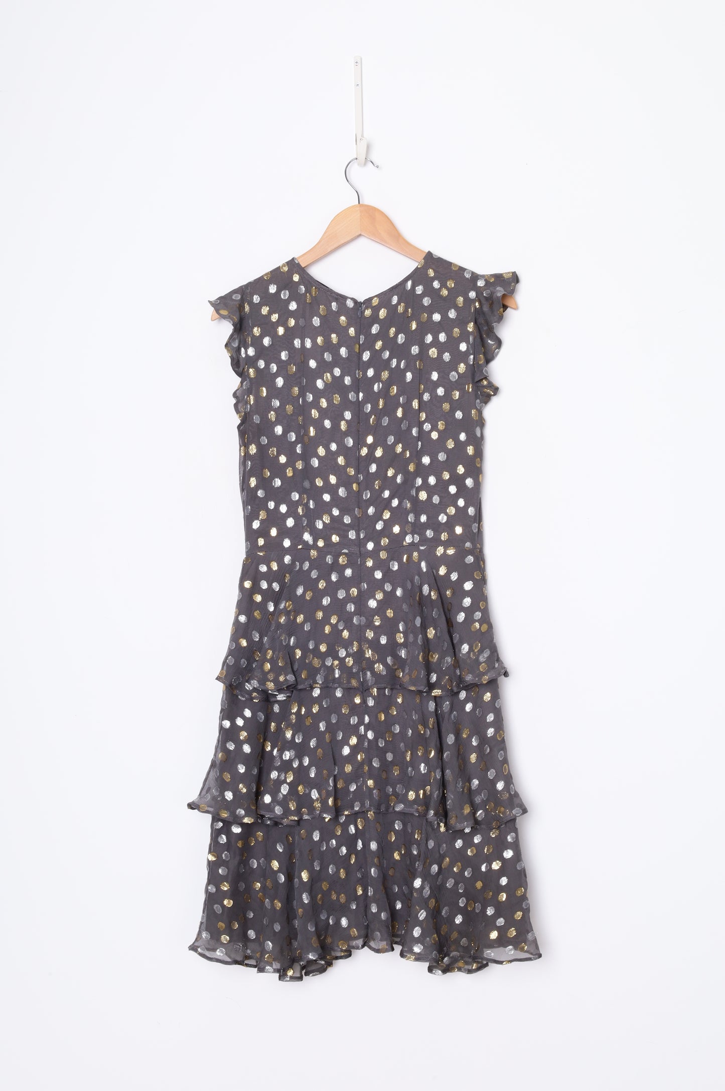 Helen Cherry Womens Grey Dress Size 10