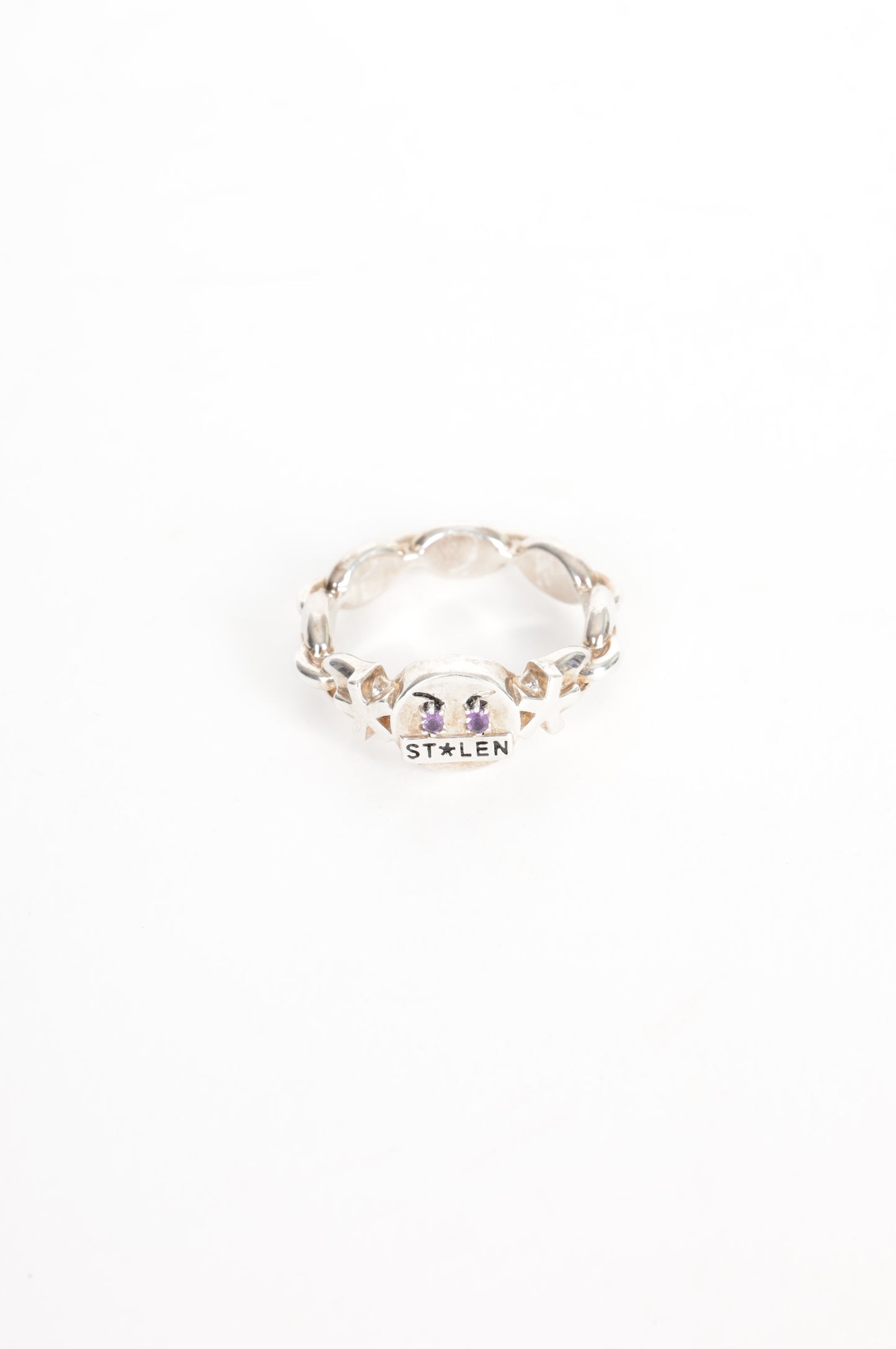 Stolen Girfriends Club Womens Silver Ring Size US 9