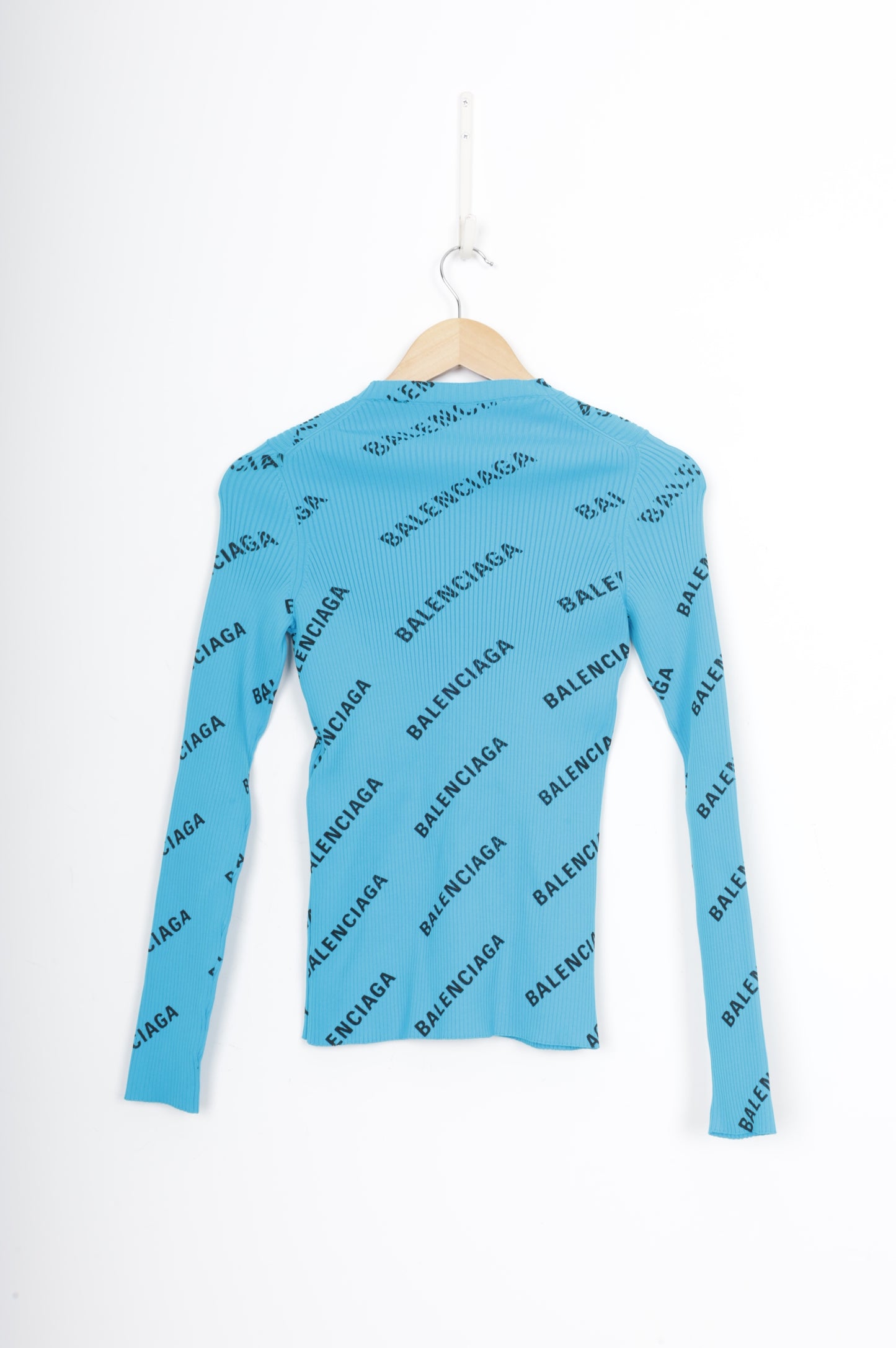 Balenciaga Womens Blue Jumper Size M
