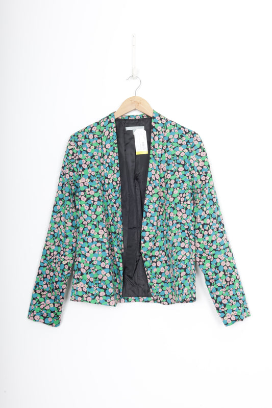 juliette hogan Womens Green Jacket Size 12