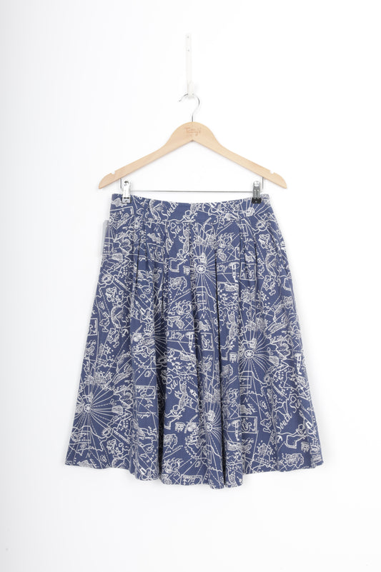 Sylvester Womens Blue Skirt Size M