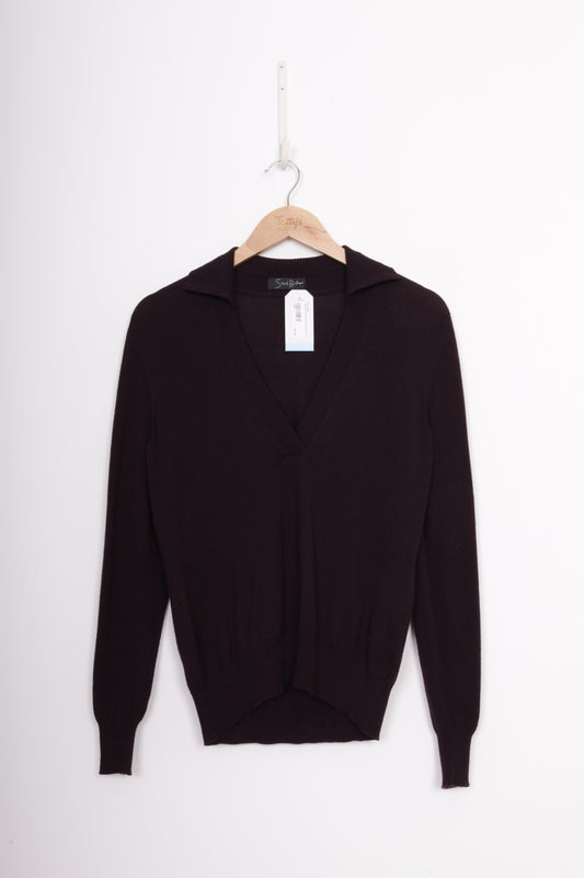 Sarah Bell Womens Purple Jumper Size 8