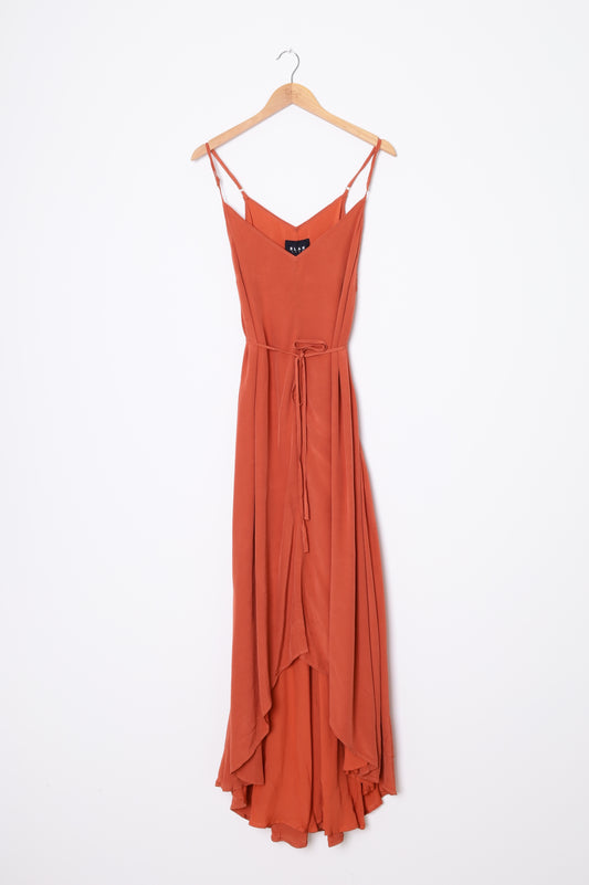 Blak luxe Womens Orange Dress Size 12