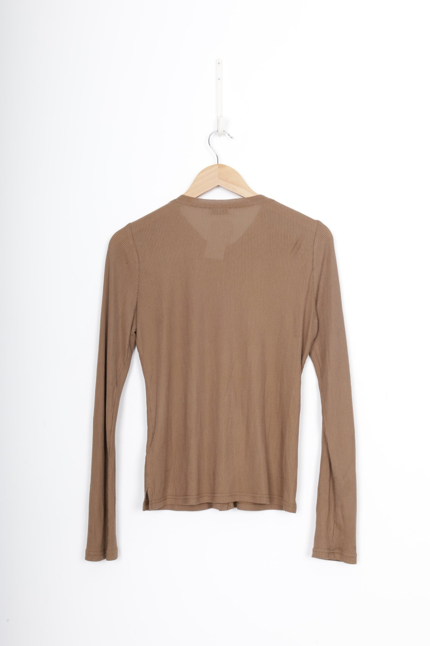 Silk Laundry Womens Brown Top Size M