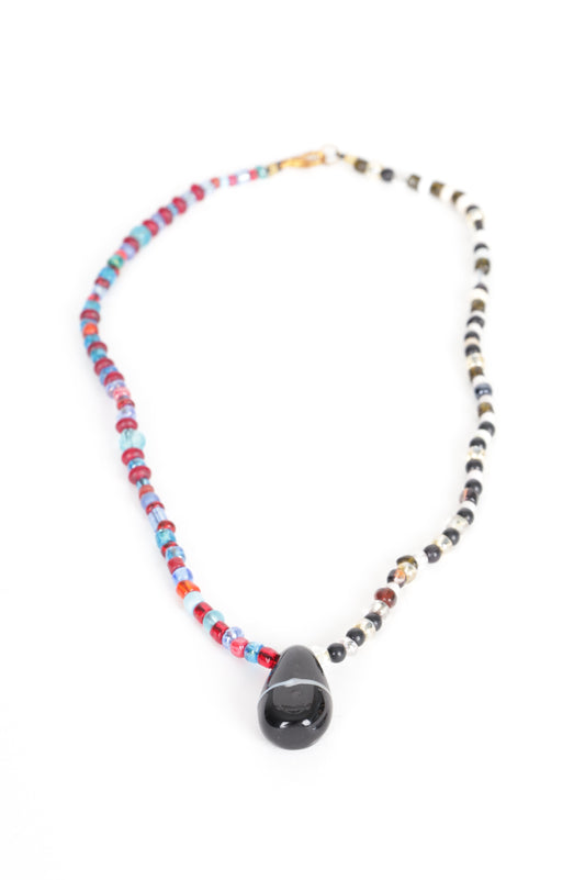 Harriet Xooj Womens Black Necklace Size O/S