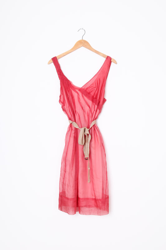 BCBG Maxazria Womens Red Dress Size 6