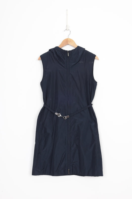 S Maxmara Womens Blue Coat Size 12