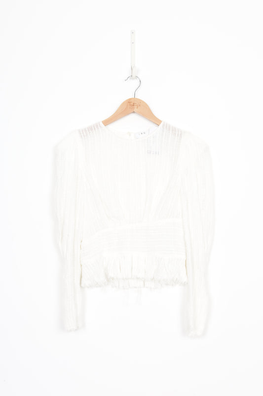 IRO Womens Cream Top Size 36