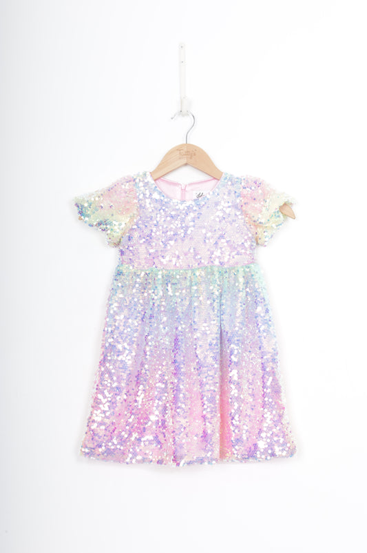 lola + the boys Kids Purple Dress Size 4 YO