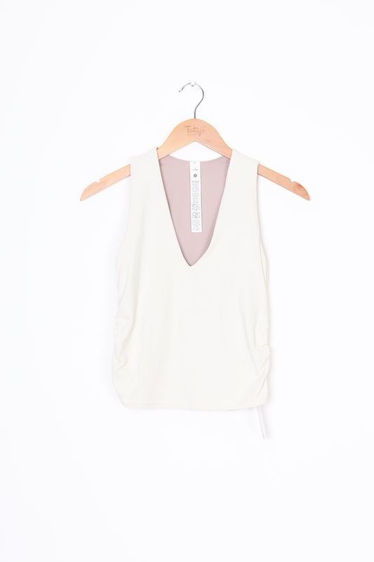 Lululemon Womens Cream Top Size 8