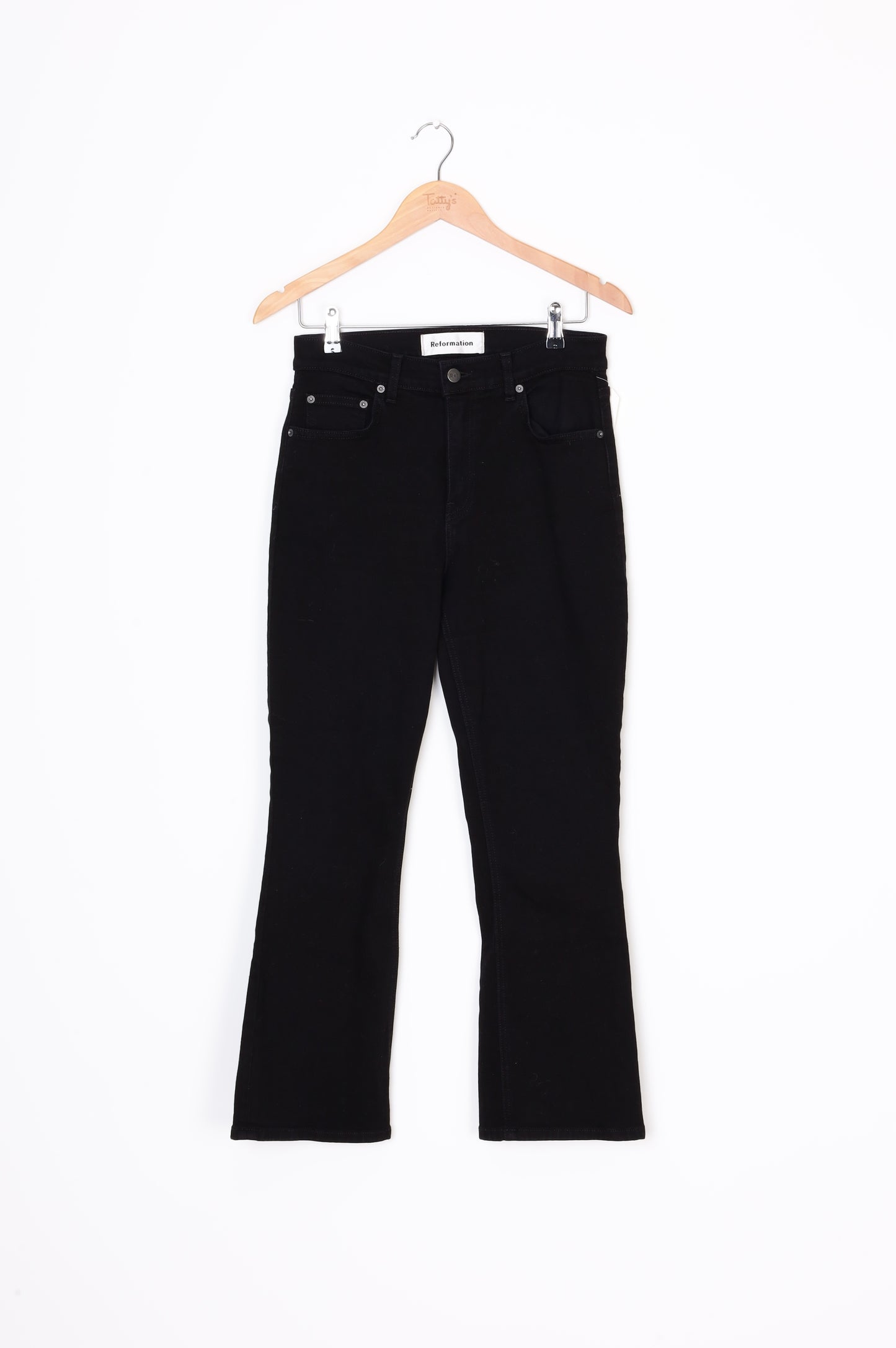 Reformation Womens Black Jeans Size W 28