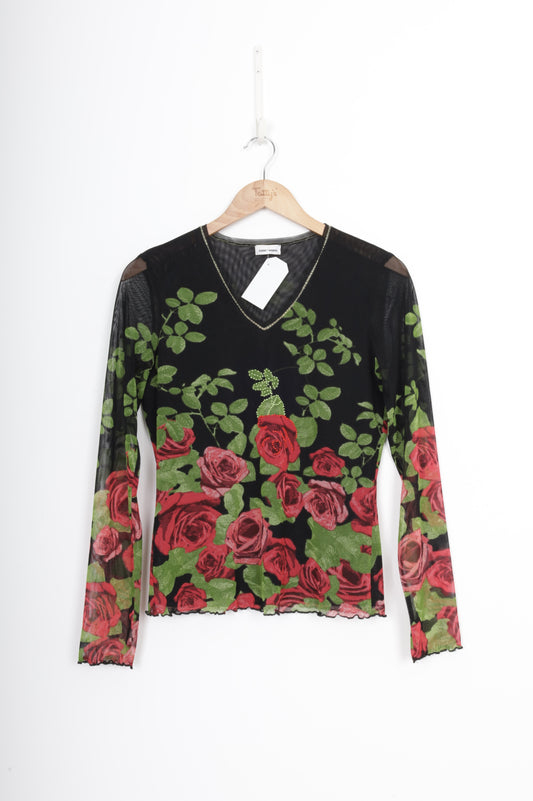 Gerry Weber Womens Black Top Size 12