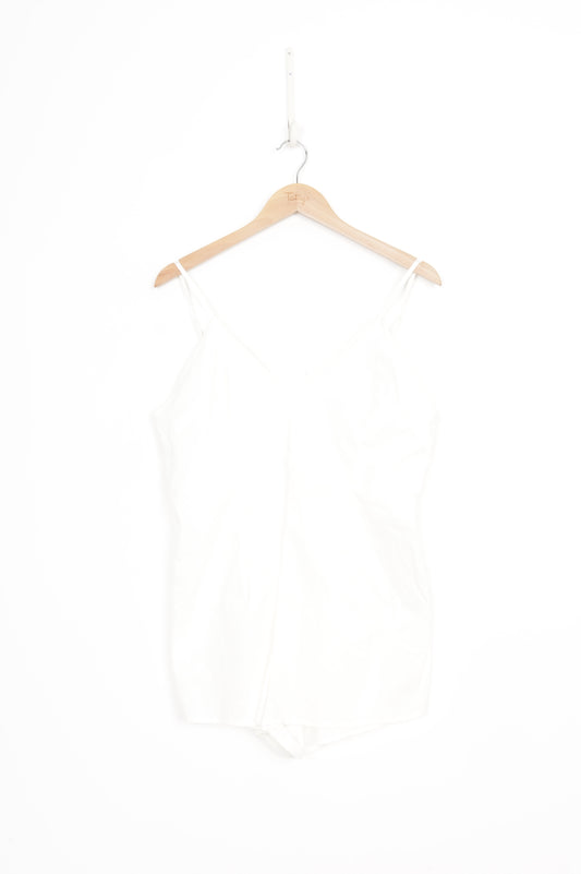 Alice Mccall Womens White Playsuit Size 14