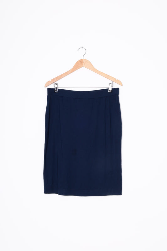 Jane Daniels Womens Blue Skirt Size 14