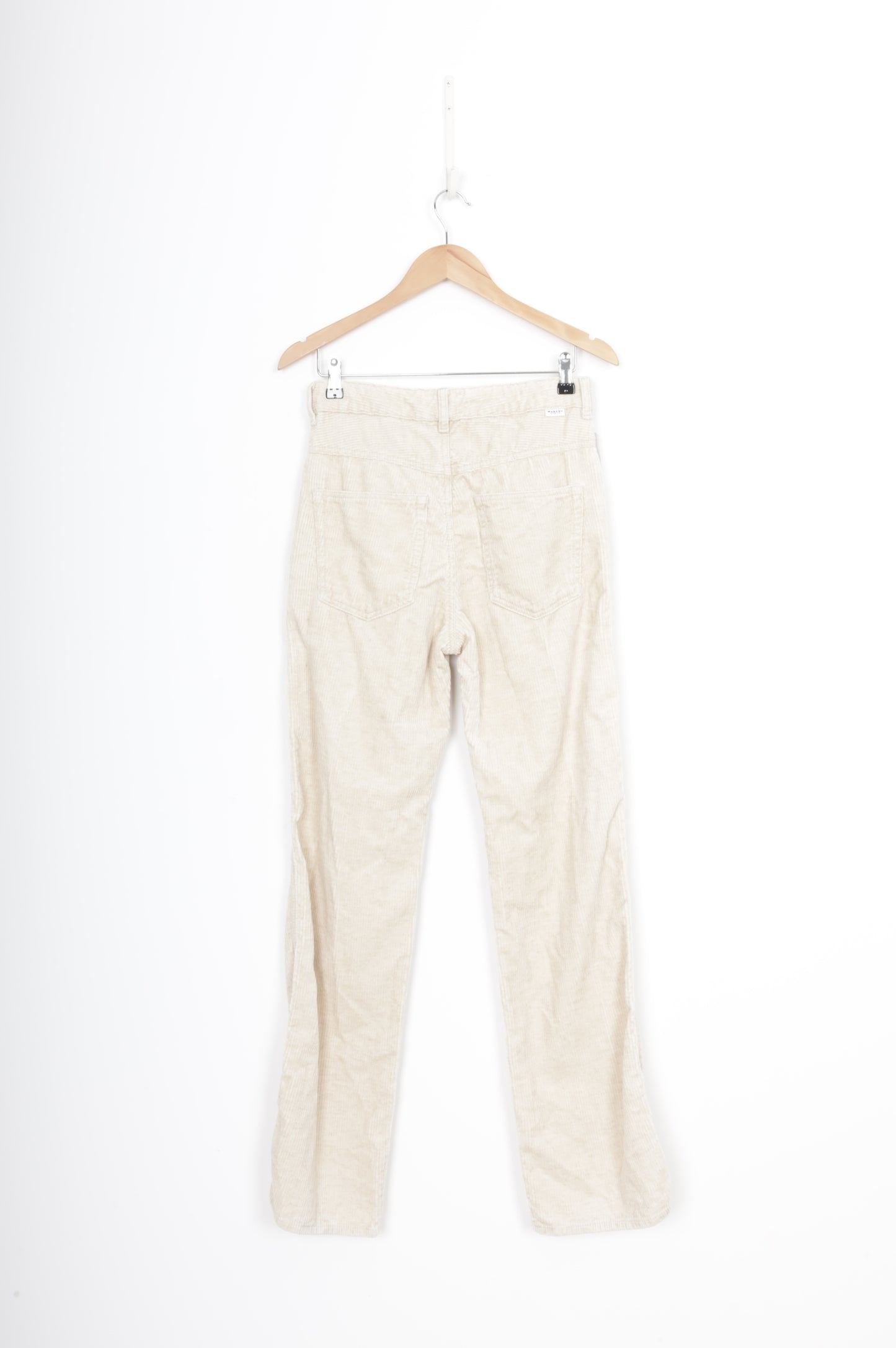 Marant Etoile Womens Cream Pants Size 36
