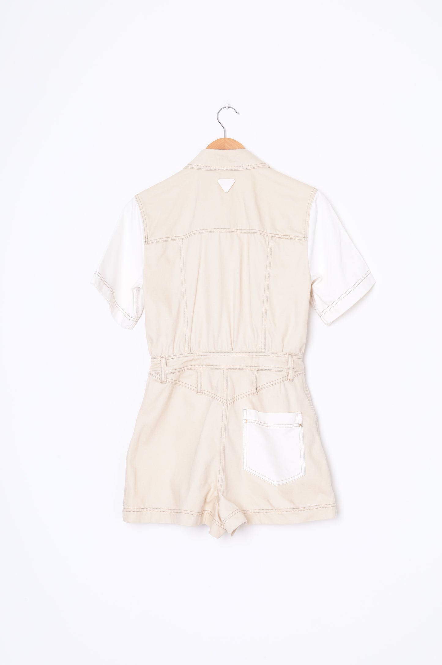 Aje Studio Womens Beige Jumpsuit Size 4