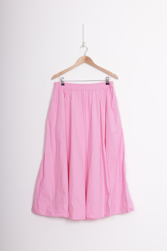 Kowtow Womens Pink Skirt Size L