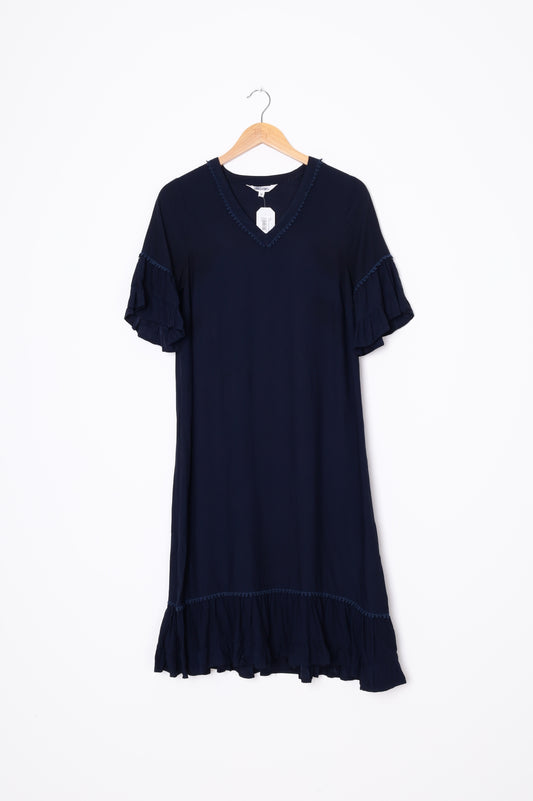 Loobies Story Womens Blue Dress Size 10