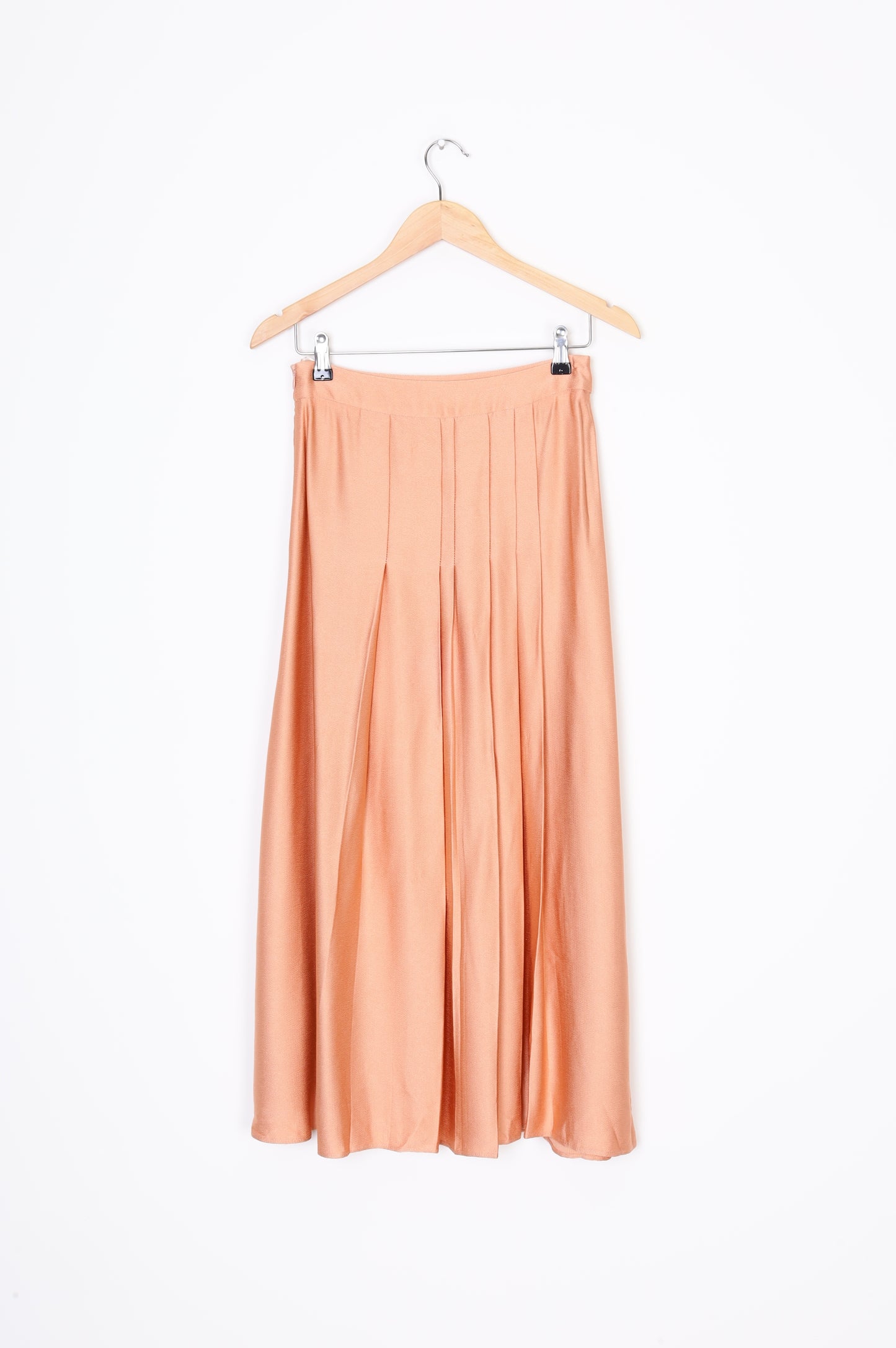Anna Quan Womens Orange Skirt Size 8