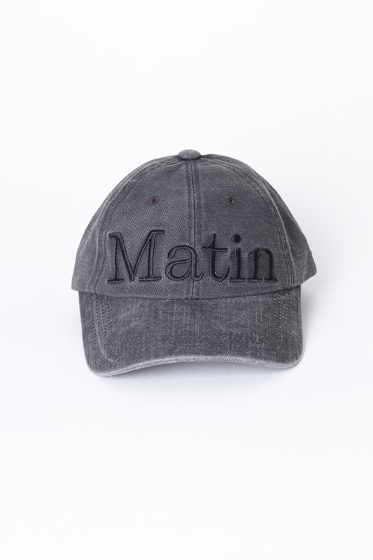 Matin Kim Mens Grey  Hat Size O/S