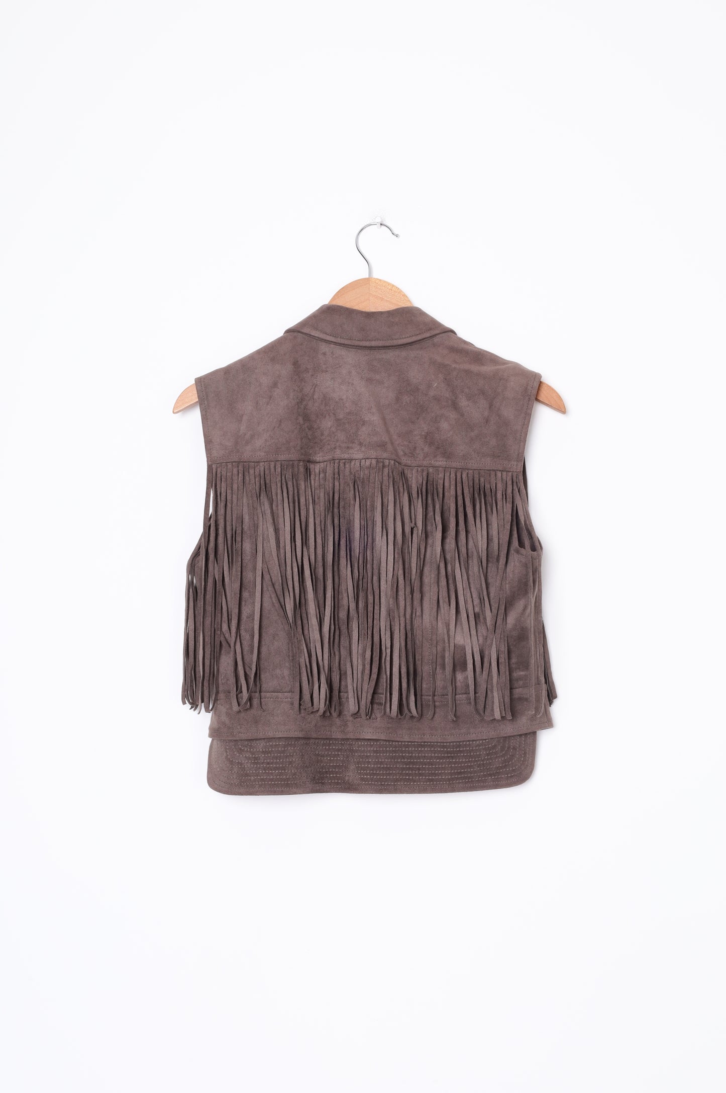 BCBGMAXAZRIA Womens Brown Vest Size S
