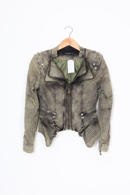 Echolove Womens Khaki Jacket Size M