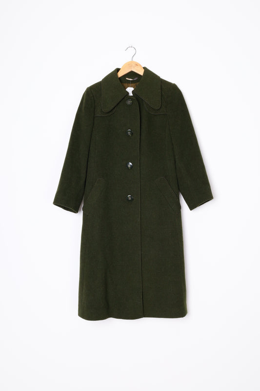 Royal (Vintage) Womens Green Coat Size 38
