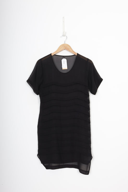 Faithfully by Moochi Womens Black Dress Size 8