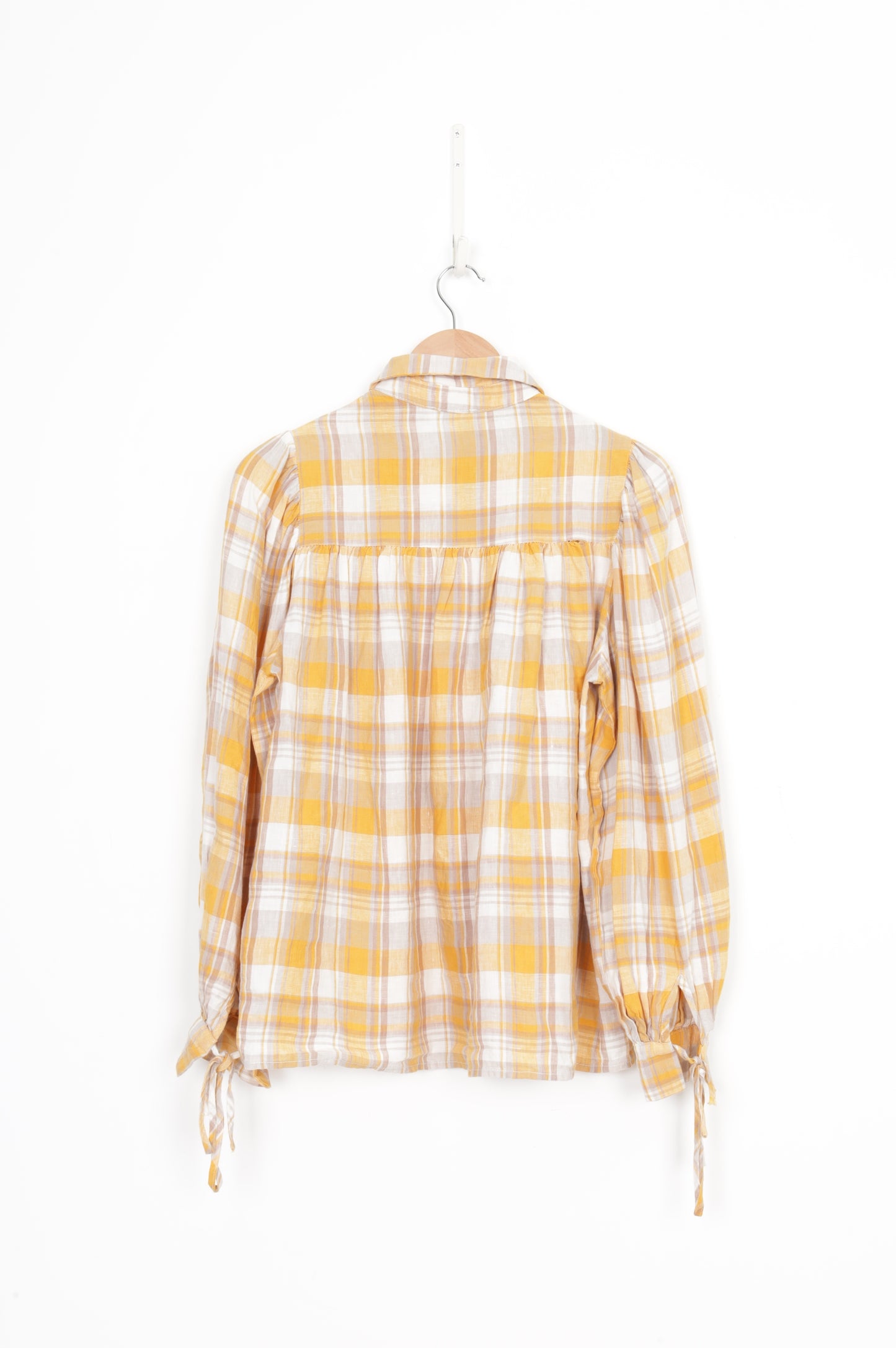 Aere Womens Yellow Blouse Size 8