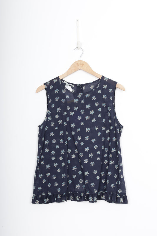 Juliette Hogan Womens Blue Top Size 10